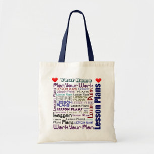 De Zak van het Plan van de les Tote Bag