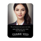 De zaken danken u, Bedrijf dank u Magneet (Verticaal)