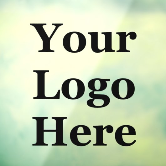 De zaken - de Aangepaste Besnoeiing Transparant Uw Raamsticker (Vel 3)