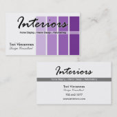 De zaken van de Ontwerper van de Realiteit van het Visitekaartje (Voorkant / Achterkant)