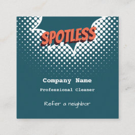 De zaken van de Schoonmaak van het huis Verwijs ee Vierkante Visitekaartje