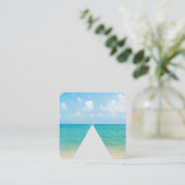 De Zaken van het Relaxing Vierkante Visitekaartje (Staand voorkant)