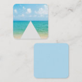 De Zaken van het Relaxing Vierkante Visitekaartje (Voorkant / Achterkant)