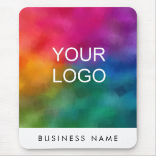 De zaken voegen Uw Bedrijfs Verticaal Logo van het Muismat
