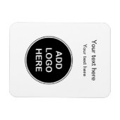 De zaken voegen Uw Magnetten van Logo toe Magneet (Horizontaal)