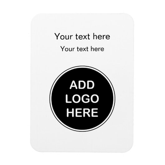 De zaken voegen Uw Magnetten van Logo toe Magneet (Verticaal)