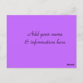 De zaken zijn open! briefkaart (Achterkant)