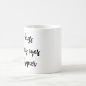 De zakken onder mijn ogen zijn designer Mok (Center)