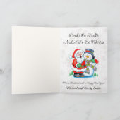 De zalen decimeren De kerstKaart personaliseren Feestdagen Kaart (Binnen)