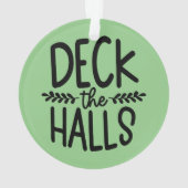 De zalen kerstversiering decanteren ornament (achterkant)