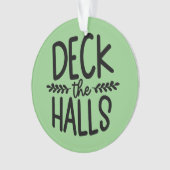 De zalen kerstversiering decanteren ornament (voorkant)