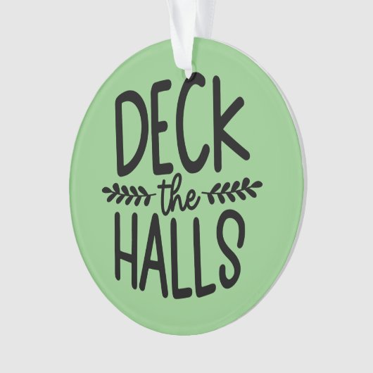 De zalen kerstversiering decanteren ornament (voorkant)