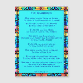 De zaligheden van Jezus' preek op de berg