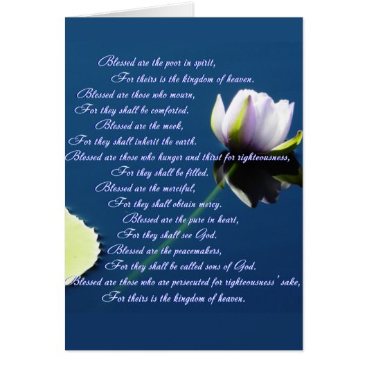 De Zaligsprekingen (Voorkant)