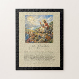De Zaligsprekingen Mattheüs 5:3–12 Bergrede Legpuzzel
