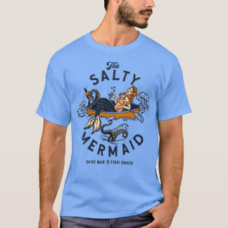 De zalm Zeemeermin in de ijskast T-shirt