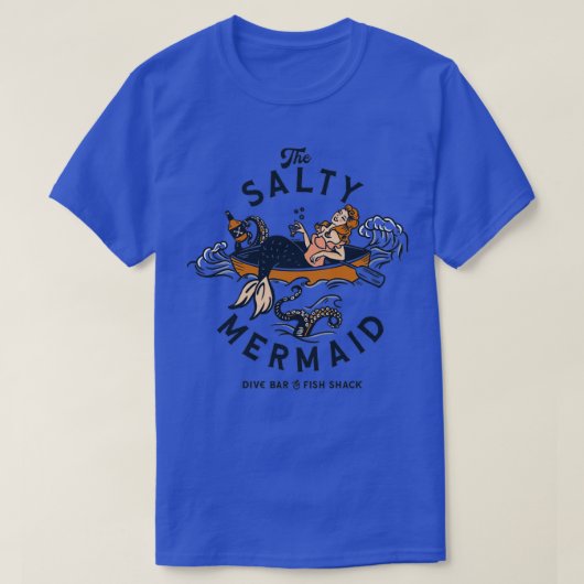 De zalm Zeemeerminnende moeras T-shirt (Design voorkant)