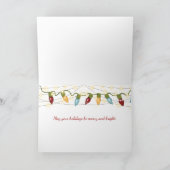 De zandige sneeuwman van Kerstmis op strand Feestdagen Kaart (Binnen)