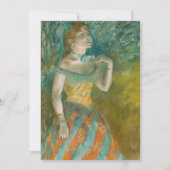 De zanger in Groen | Edgar Degas (Voorkant)