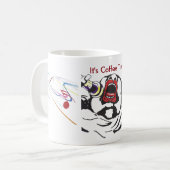 de zanger koffiemok (Voorkant links)
