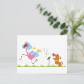 De Zanger van Doggie Briefkaart (Staand voorkant)