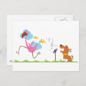 De Zanger van Doggie Briefkaart (Voorkant / Achterkant)