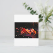 De zangers briefkaart (Staand voorkant)