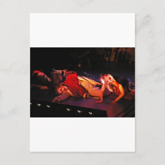 De zangers briefkaart (Voorkant)