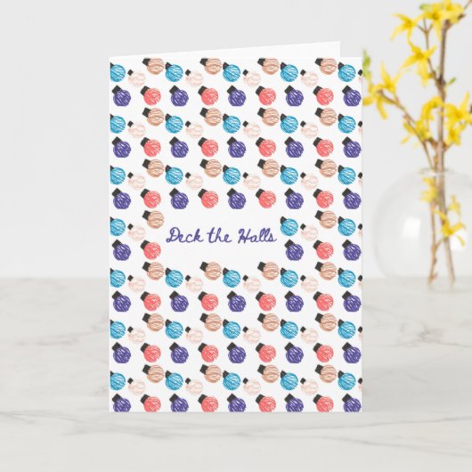 De zangkaart decimeren kaart (Gele Bloem)