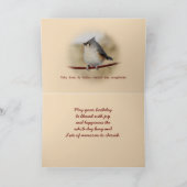 De Zangvogel van de mees kaart-past voor om het Kaart (Binnen)