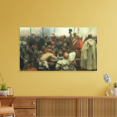 De Zaporozhye Cossacks Canvas Afdruk (Insitu (Woonkamer))