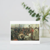 De Zaporozhye Cossacks schrijven een brief Briefkaart (Staand voorkant)