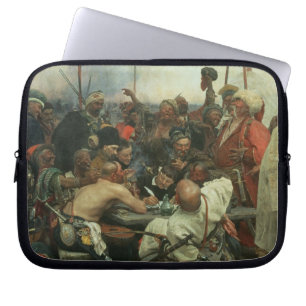 De Zaporozhye Cossacks schrijven een brief Laptop Sleeve