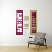 De zaterdagen zijn voor The Cougars, Charleston Wandkleed (In situ)