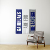 De zaterdagen zijn voor The Lancers, Longwood Univ Wandkleed (In situ)