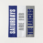 De zaterdagen zijn voor The Lancers, Longwood Univ Wandkleed (Voorkant)