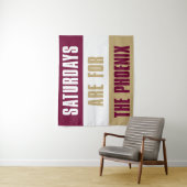 De zaterdagen zijn voor The Phoenix, Elon Universi Wandkleed (In situ)