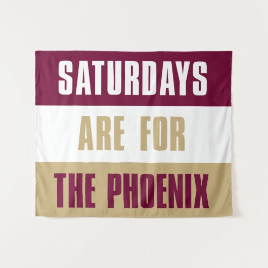 De zaterdagen zijn voor The Phoenix, Elon Universi Wandkleed (Voorkant (horizontaal))