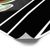 De Zebra Lounge Poster (Hoek)