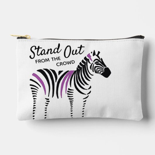De zebra stand uit van het Gewas Citaat Etui (Voorkant)