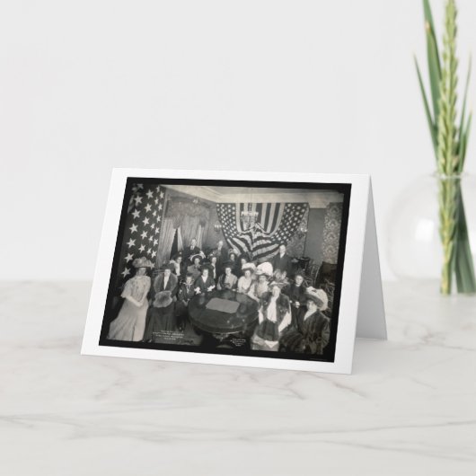 De zee Academie sponsort Foto 1908 Kaart (Voorkant)