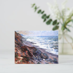 De zee bij Pourville van Monet, briefkaart