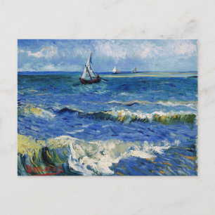 De Zee bij Saintes Maries de la Mer, Van Gogh Post Briefkaart