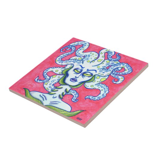 De Zee bride - Tile Tegeltje (Zijkant)