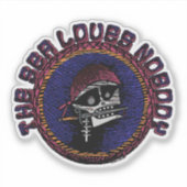 De zee houdt niet van niemand Pixel Art Sticker (Voorkant)