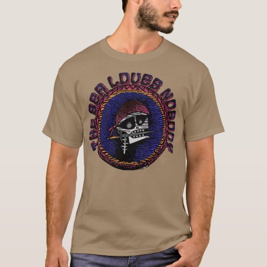 De zee houdt van niemand t-shirt (Voorkant)