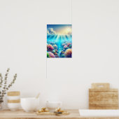 De zee is mijn geluksplek poster (Keuken)