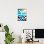 De zee is mijn geluksplek poster (Thuiskantoor)