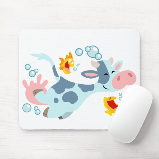 De Zee Koe en de visvriendjesmousepad Muismat (Met muis)
