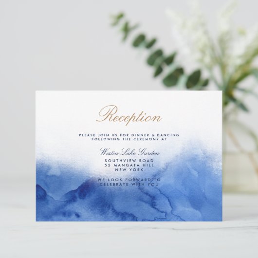 De Zee / Ontvangst Informatiekaartje (Staand voorkant)